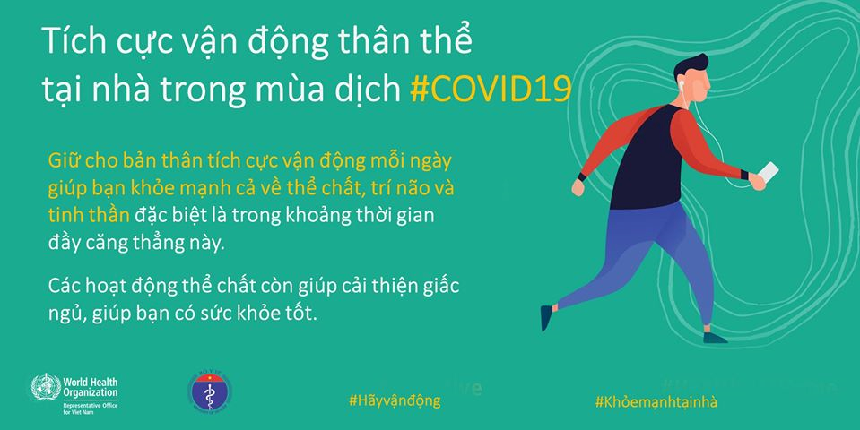 Mách bạn cách tăng cường vận động thể lực, giữ sức khỏe trong mùa COVID-19