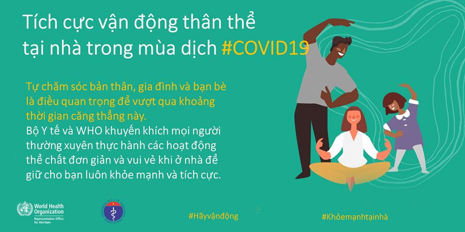 Mách bạn cách tăng cường vận động thể lực, giữ sức khỏe trong mùa COVID-19