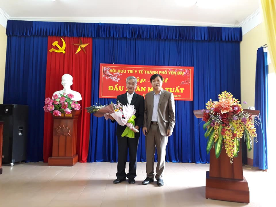 Hội hưu trí Y tế thành phố tổ chức gặp mặt đầu xuân Mậu Tuất 2018 tại Trung tâm Y tế thành phố Yên Bái