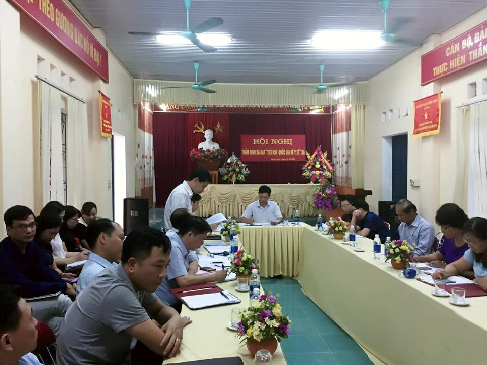 Thẩm định “Tiêu chí quốc gia về Y tế” năm 2018 của thành phố Yên Bái